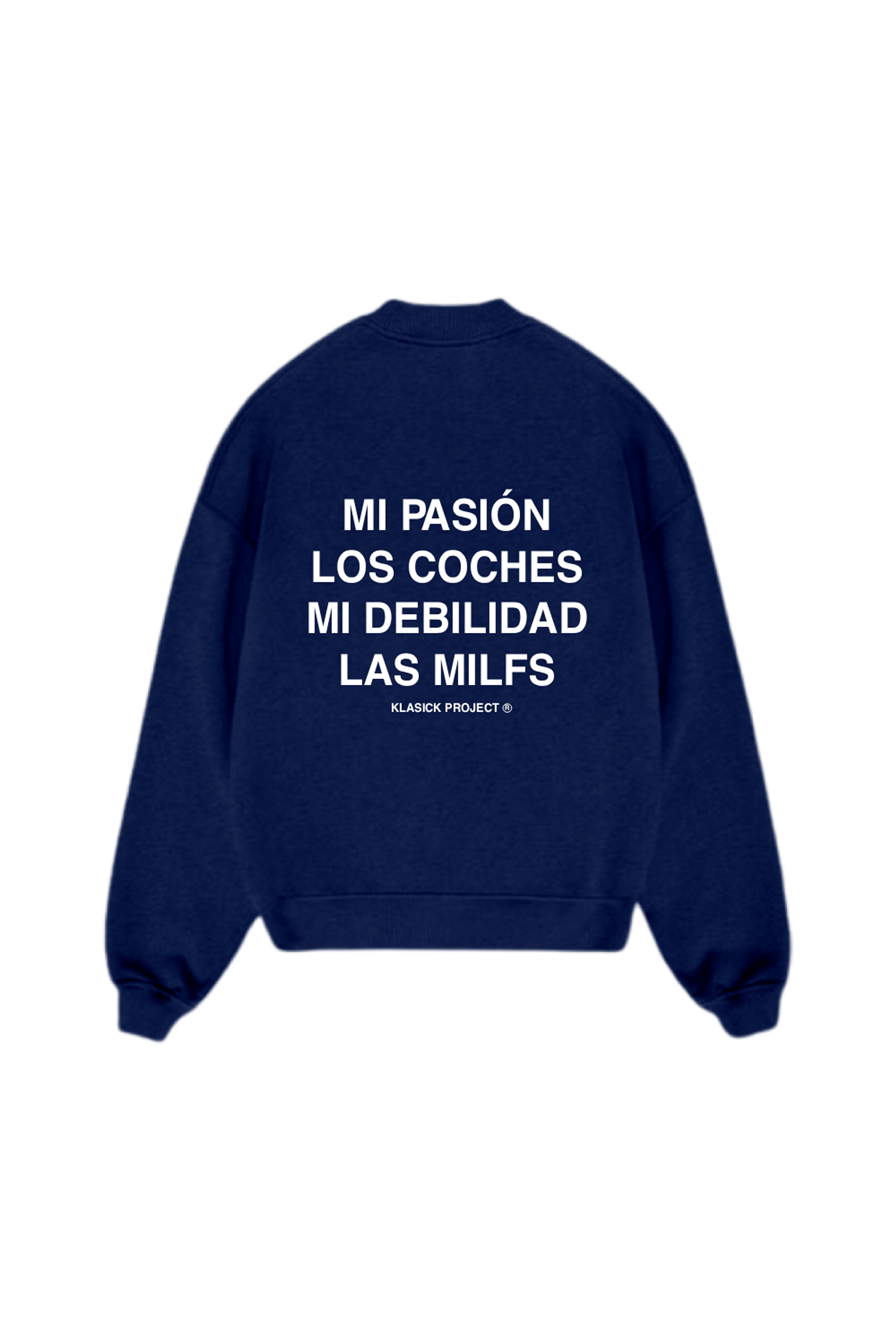 SUDADERA SIN CAPUCHA PASIÓN Y DEBILIDAD