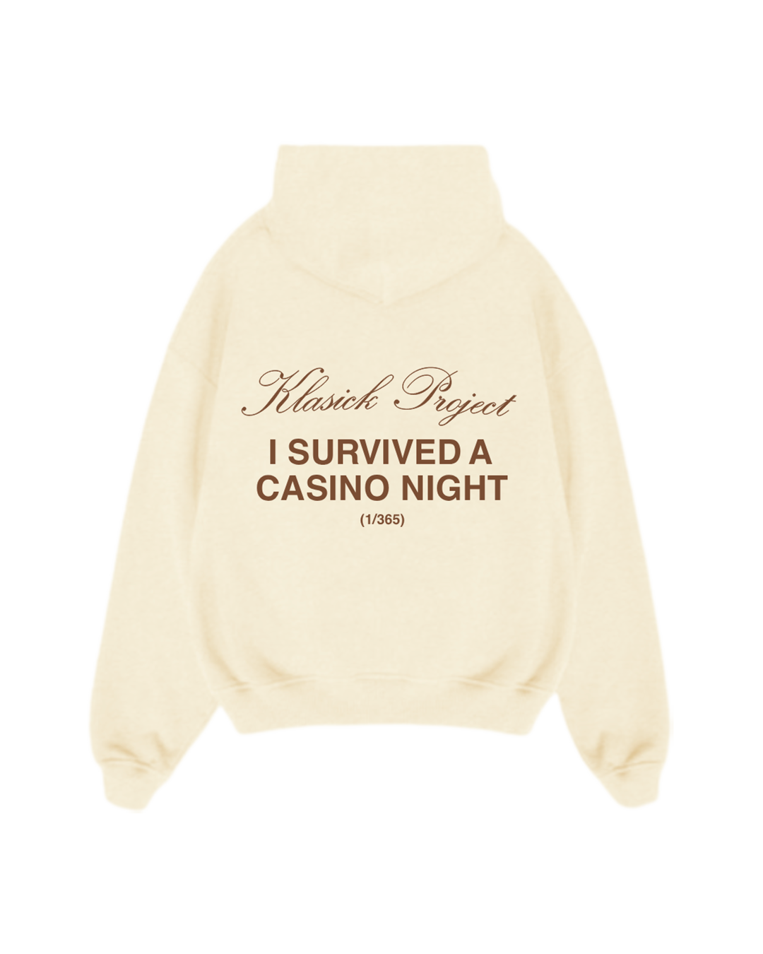 SUDADERA CON CAPUCHA CASINO NIGHT