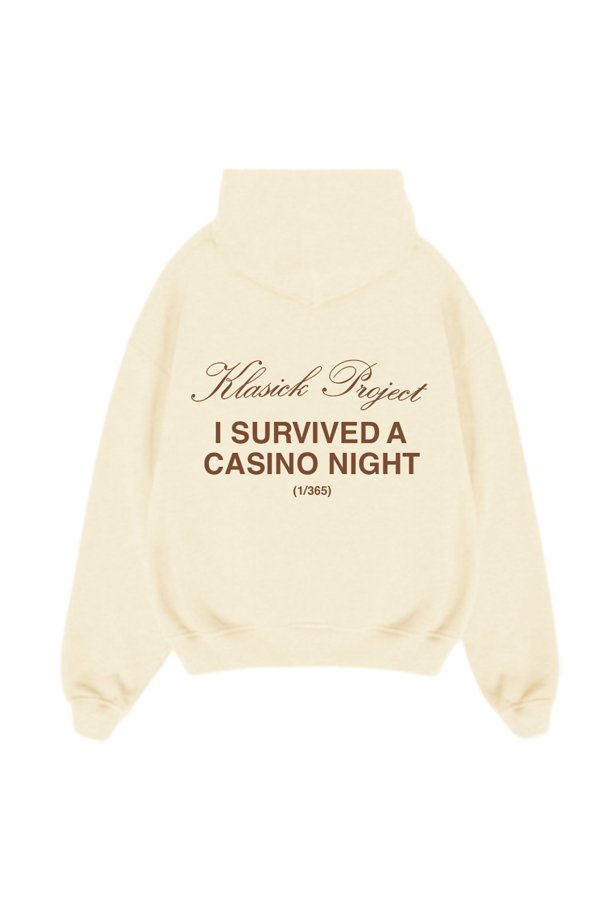 SUDADERA CON CAPUCHA CASINO NIGHT