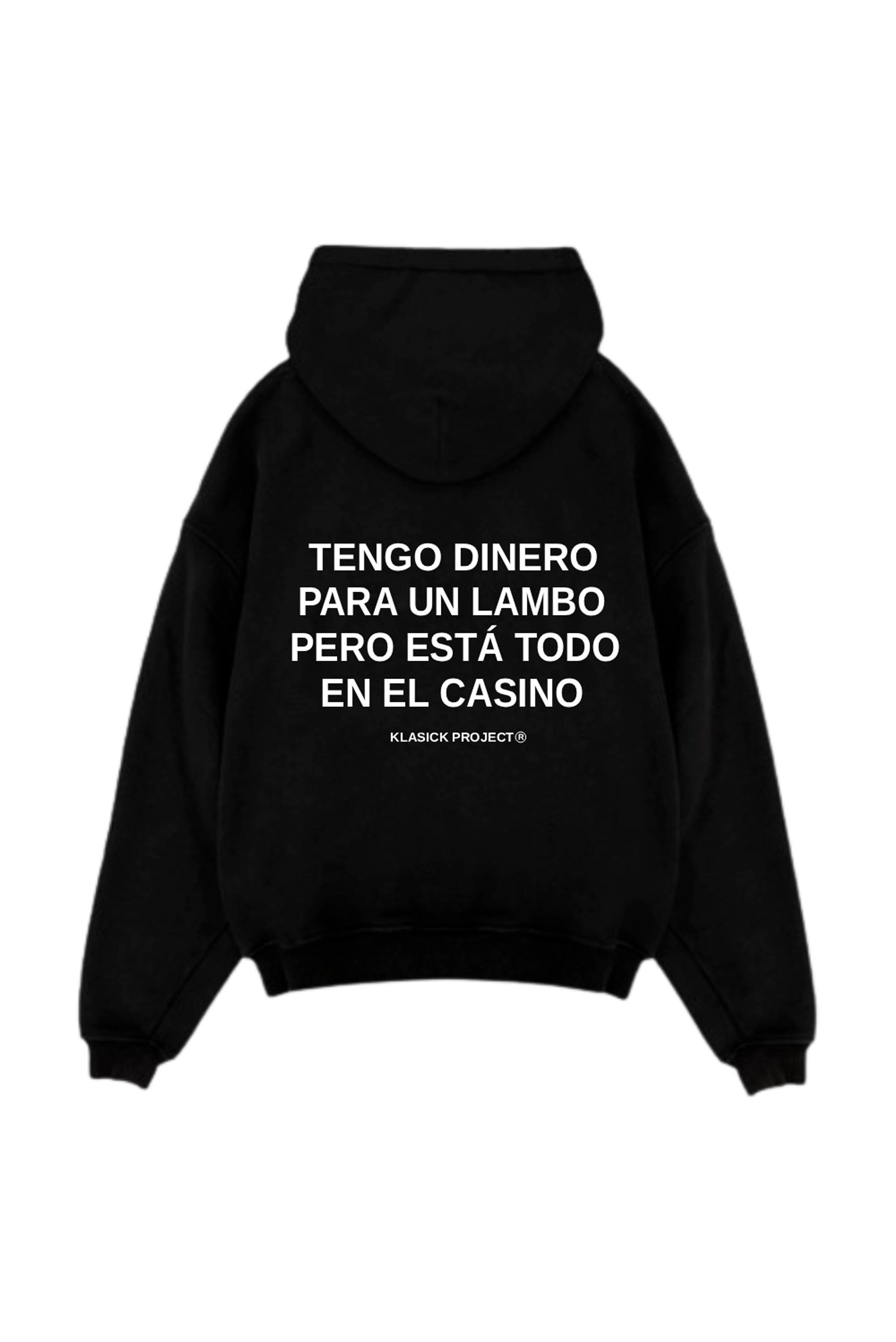 SUDADERA CON CAPUCHA LAMBO Y CASINO