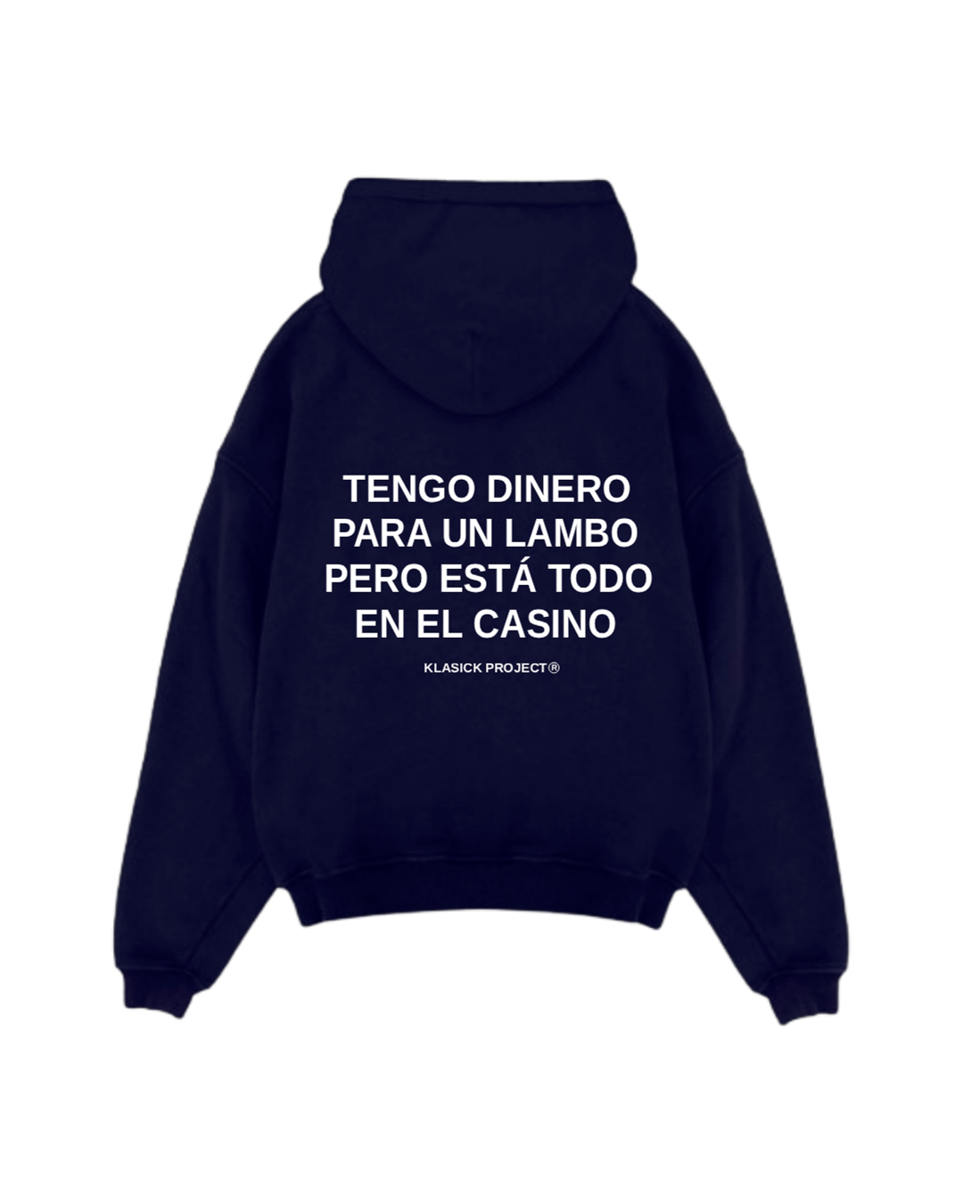 SUDADERA CON CAPUCHA LAMBO Y CASINO