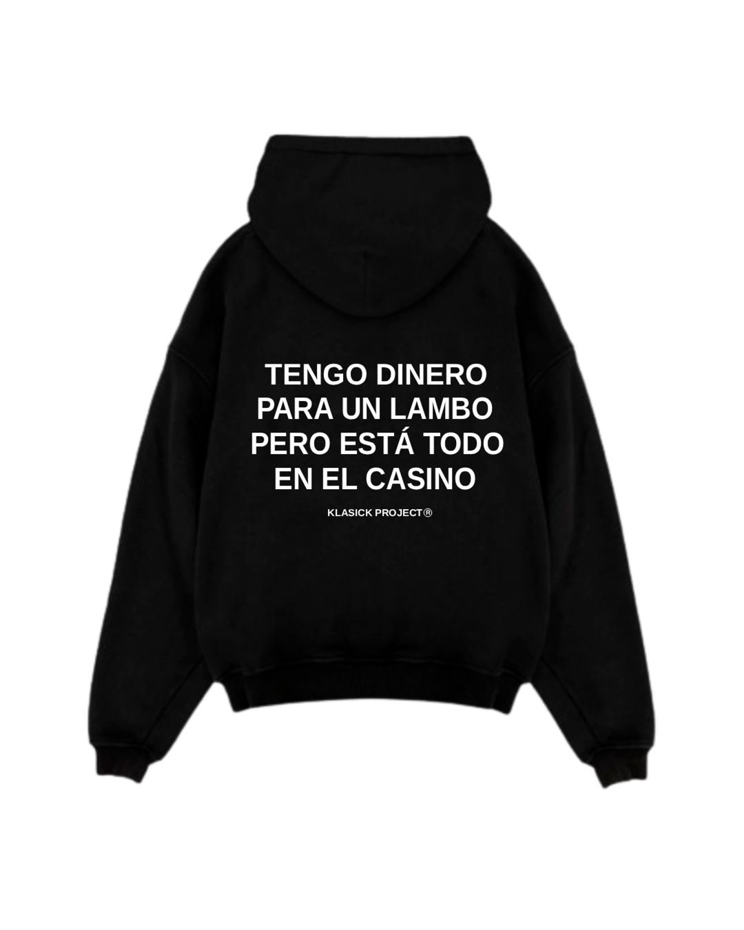 SUDADERA CON CAPUCHA LAMBO Y CASINO