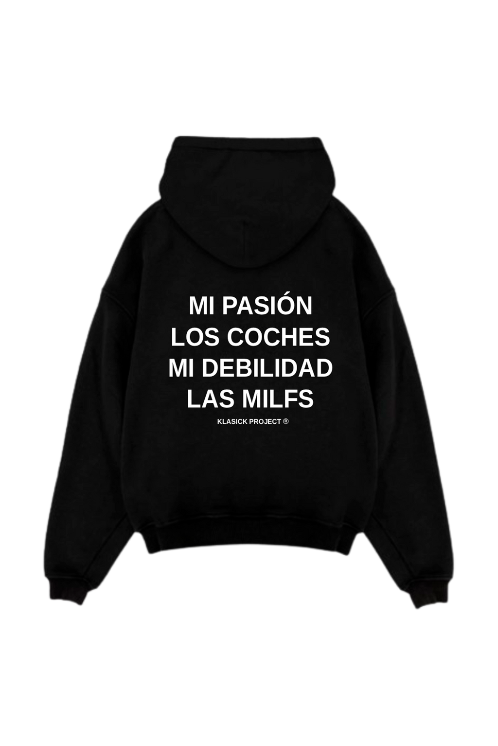 SUDADERA CON CAPUCHA PASIÓN Y DEBILIDAD