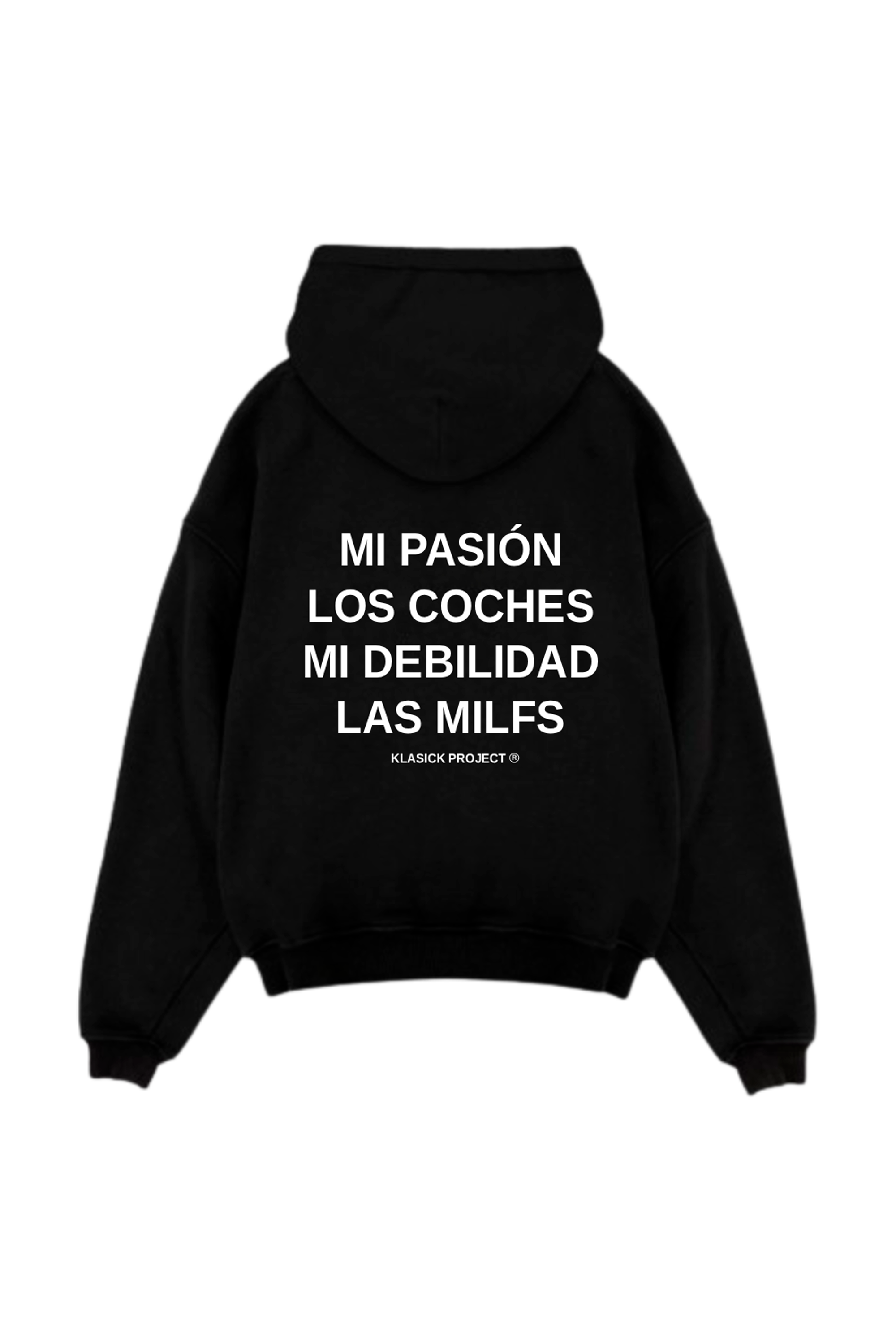 SUDADERA CON CAPUCHA PASIÓN Y DEBILIDAD