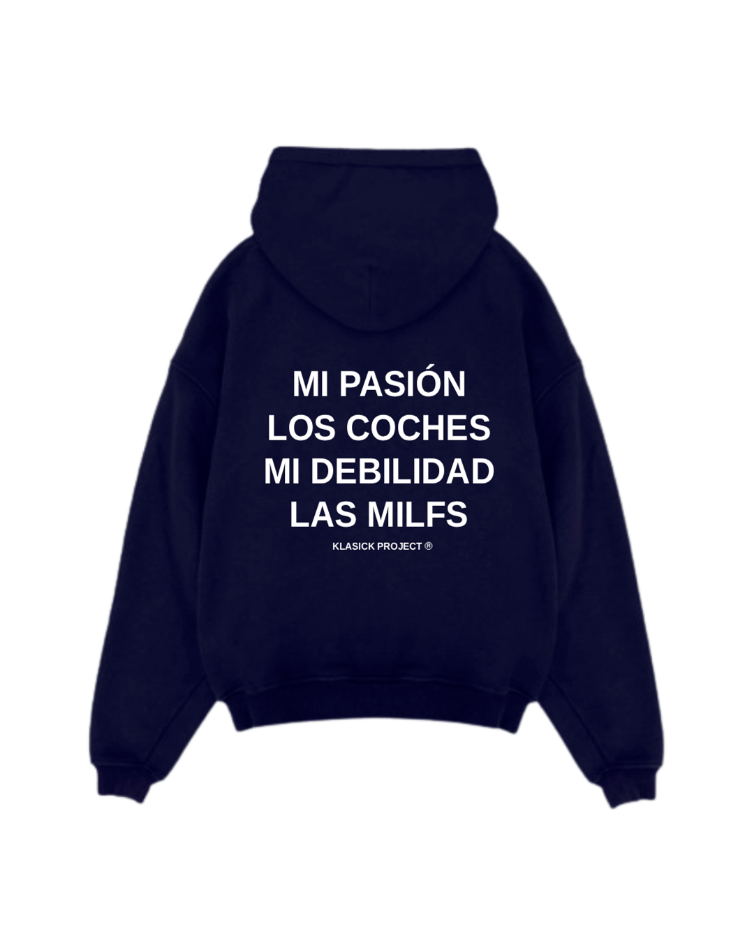 SUDADERA CON CAPUCHA PASIÓN Y DEBILIDAD