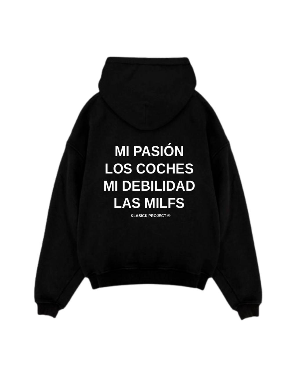 SUDADERA CON CAPUCHA PASIÓN Y DEBILIDAD