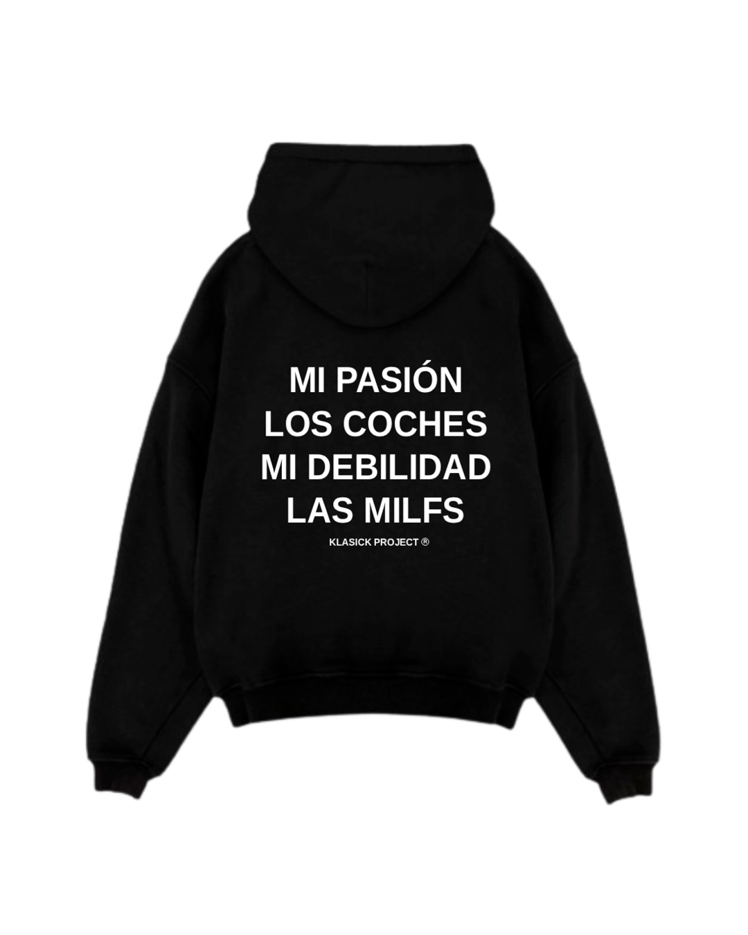 SUDADERA CON CAPUCHA PASIÓN Y DEBILIDAD